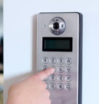 Audio video door entry systems